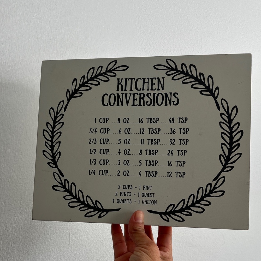 Kitchen Conversion Chart
